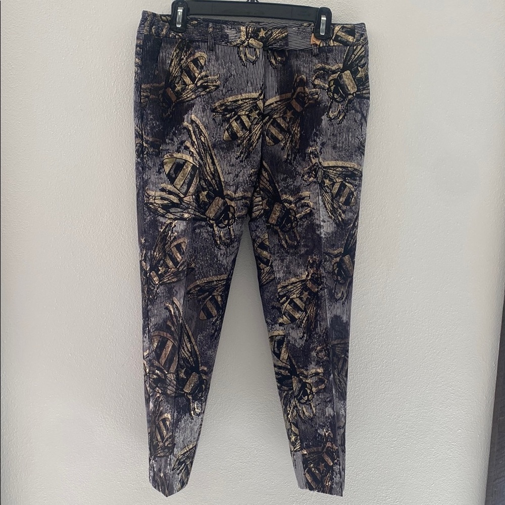 SPACE STYLECONCEPT | Bee Print Pants in Black and Gold Pants